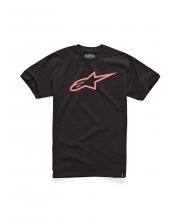 Black/Red Alpinestars Ageless Classic Tee at JTS Biker Clothing